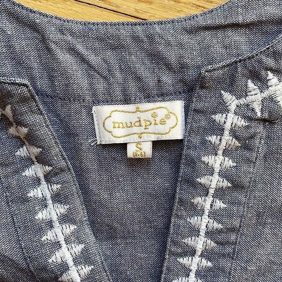 Mud Pie Dress Isle Chambray Shift - Picture 5 of 9